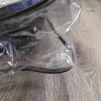 160g High Neck Winter Blanket, 1 leg, bag *gc, clean, mnr rubs, wpf, rust, hair & frays, faded binding
