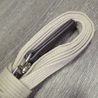 Cotton Web Lunge Line, swivel, rubber end *like new, mnr scuffs
