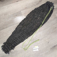 Slow Feed Hay Net, ~3/4 flakes *gc, clean, dusty knots, stains, frayed/undone top knots
