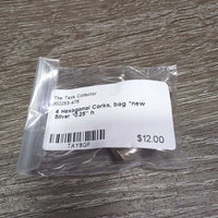 4 Hexagonal Corks, bag *new
