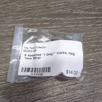 5 Assorted "1 Only'" Corks, bag *new

