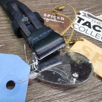 Leather Belt, metal heart buckle, keeper, tags *new, mnr scuffs
