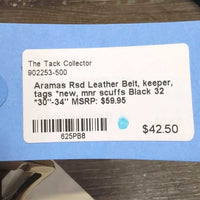 Rsd Leather Belt, keeper, tags *new, mnr scuffs
