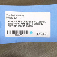 Rsd Leather Belt, keeper, tags *new, mnr scuffs
