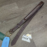 Fancy Stitch Rsd Leather Belt, attached keeper, tags *new, mnr scuffs
