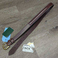 Fancy Stitch Rsd Leather Belt, attached keeper, tags *new, mnr scuffs
