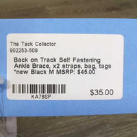 Self Fastening Ankle Brace, x2 straps, bag, tags *new

