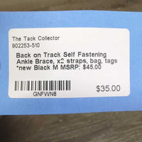 Self Fastening Ankle Brace, x2 straps, bag, tags *new
