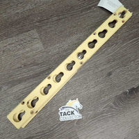 2 Plastic Keyhole Track Jump Standard Attachments *gc, 1 broken end, discoloured, scuffed, mnr dirt, stains
