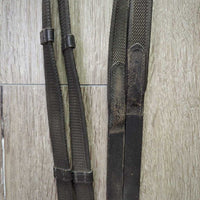 Rsd/Padded Monocrown - Adjustable Bridle, Rubber Web Reins *xc/like new, clean, film, NO flash

