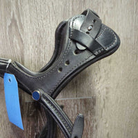 Rsd/Padded Monocrown - Adjustable Bridle, Rubber Web Reins *xc/like new, clean, film, NO flash
