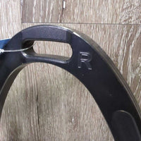 Wide Base Stirrup Irons, spiked beds, box *new
