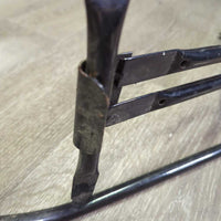 Hangning Foldable Saddle Rack *gc, dirt, rust, bent, chipped paint

