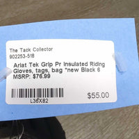 Pr Insulated Riding Gloves, tags, bag *new
