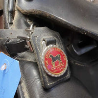 17.5 MW *5.5" Arabian Saddle Co Ellipse Dressage Saddle, curb/pommel strap, Rear Gusset Panels, Adjustable Stirrup Bars, Hoop Tree, Long Front Pencil Blocks, Wool Flocking, Flaps: 15.5":L x 11.5W Serial #: 3641 08 08 (LR119) K 17 1/2 T
