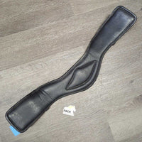 Shoulder Relief Padded Anatomical Short Girth, D Ring *vgc/xc, clean, mnr residue, rubs & hairy seams
