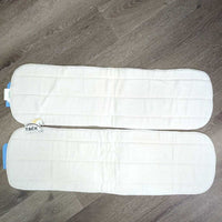 2 Fleece No Bow Leg Quilts *vgc, clean, mnr puckers, creases, stains, hair
