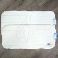 2 Fleece No Bow Leg Quilts *vgc, clean, pilly, mnr puckers, creases, hair
