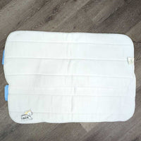 2 Fleece No Bow Leg Quilts *vgc, clean, pilly, mnr puckers, creases, hair
