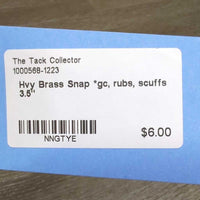 Hvy Brass Snap *gc, rubs, scuffs
