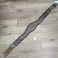 Anatomical Small Belly Girth, Caribiner, 2x D Rings, 2x els *vgc, clean & mnr dirty, hairy seams, rubs & scuffs
