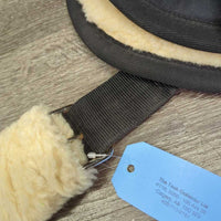Microsuede & Fleece Bareback Pad, fleece girth *xc/vgc, mnr hair, dirt, rust

