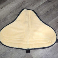 Microsuede & Fleece Bareback Pad, fleece girth *xc/vgc, mnr hair, dirt, rust
