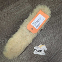 1 ONLY Sheepskin Halter Cover *gc, v.stiff, clumpy, stiff, UNSTITCHED velcro
