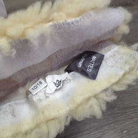 1 ONLY Sheepskin Halter Cover *gc, v.stiff, clumpy, stiff, UNSTITCHED velcro
