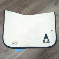Quilt Baby Saddle Pad, "Apple Saddlery" *vgc/gc, mnr dirt, mnr stains
