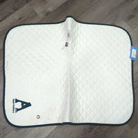 Quilt Baby Saddle Pad, "Apple Saddlery" *vgc/gc, mnr dirt, mnr stains
