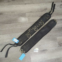 10 Rings Neoprene Nylon Web Lungeing Surcingle, girth *vgc/gc, clean, hairy, residue, rubs & stains
