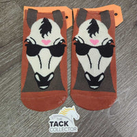 Horse Theme Ankle Socks *like new
