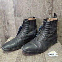Pr Paddock Boots, zips *vgc/gc, clean, threads, mnr dirt, scuffed toes, wavy els
