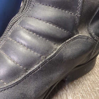 Pr Paddock Boots, zips *vgc/gc, clean, threads, mnr dirt, scuffed toes, wavy els
