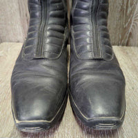 Pr Paddock Boots, zips *vgc/gc, clean, threads, mnr dirt, scuffed toes, wavy els
