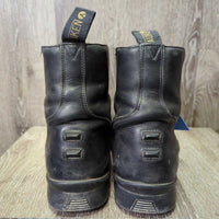 Pr Paddock Boots, zips *vgc/gc, clean, threads, mnr dirt, scuffed toes, wavy els
