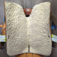 Western Saddle, 2 Hobble Straps & Nylon Billets, Cinch, Saddle Pad, Silver Conchos
