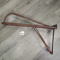 "HiQual" Wall Mount Hvy Metal Folding Saddle Rack *gc, dirt, residue, scuffs, bubbled, peeled/chipped, paint
