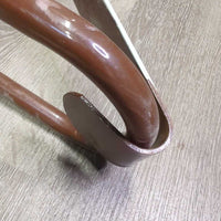 "HiQual" Wall Mount Hvy Metal Folding Saddle Rack *gc, dirt, residue, scuffs, bubbled, peeled/chipped, paint
