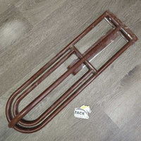 "HiQual" Wall Mount Hvy Metal Folding Saddle Rack *gc, dirt, residue, scuffs, bubbled, peeled/chipped, paint
