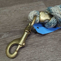 Nylon Lead Rope, snap *gc, stained, mnr dirt?, frays
