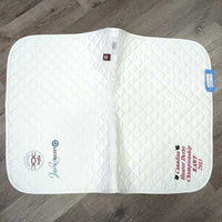 Quilted Jumper Saddle Pad, "Canadian Hunter Derby" *vgc/like new, v.mnr residue, clean
