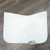 Quilted Baby Saddle Pad, "Landmark" *vgc, residue, clean, mnr seam pulls, stains
