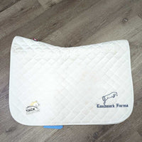 Quilted Baby Saddle Pad, "Landmark" *vgc, residue, clean, mnr seam pulls, stains
