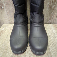 JUNIORS Tall Winter Riding Boots, Fleece Lined, Laces, Box *new
