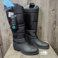 JUNIORS Tall Winter Riding Boots, Fleece Lined, Laces, Box *new
