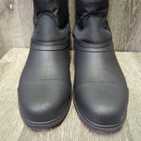 JUNIORS Tall Winter Riding Boots, Fleece Lined, Laces, Box *new
