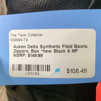 Synthetic Field Boots, Zippers, Box *new
