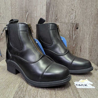 JUNIORS Winter Paddock Boots, Zips, box *new
